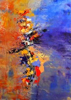 34-technique mixte sur toile 81 x 60 cm