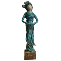 st19-sculpture r&eacute;sine tissu et pigments