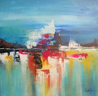 37b-acrylique sur toile 40 x 40 cm