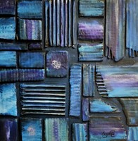 3a-&eacute;tude sur toile 30 x 30 cm