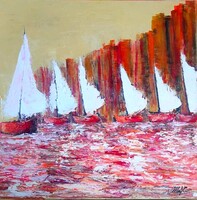 39-acrylique sur toile 60 x 60 cm