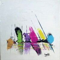 42-acrylique sur toile 20 x 20 cm