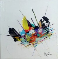 43-acrylique sur toile 20 x 20 cm