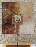 st10-sculpture home d&eacute;co stone art sur pied hauteur 48 cm