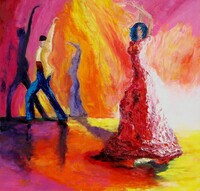 2 c-huile sur toile 100 x 100 cm