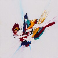 4b-acrylique sur bois 36 x36 cm